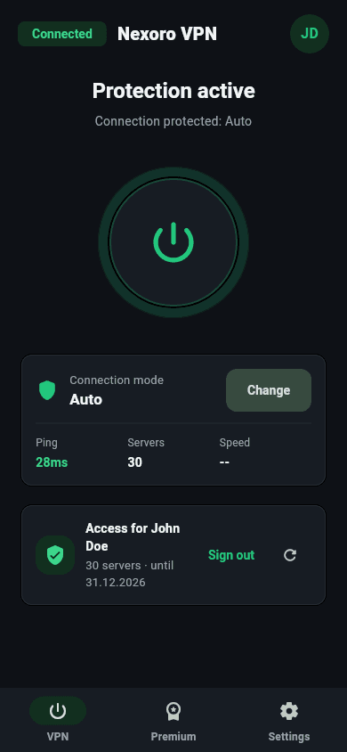 Nexoro VPN